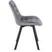 Mebel Elite Стул Rick, серый велюр, ME.RICK/P/V/K - Home Club, изображение 4