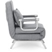 Mebel Elite Раскладной кресло Bart, серый, ME.BART/P/T/FW - Home Club, изображение 5