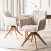 Mebel Elite Вращающееся кресло Lemon светло-бежевого цвета, ME.LEMON/JBZ/T/K - Home Club, изображение 2
