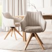 Mebel Elite Вращающееся кресло Lemon светло-бежевого цвета, ME.LEMON/JBZ/T/K - Home Club, изображение 4