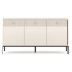 Mebel Elite Комода Marcos 154 см, рифлена, колір «Кашмір», W.MAGGIORE/KASZ/BZ/KOM3D3S - Home Club, зображення 5