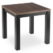 Mebel Elite Раздвижной стол Max 80–160 см, орех/чёрный, W.MAX/OM/CZ/S - Home Club