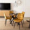 Mebel Elite Стул Chris, горчичного цвета, велюровый, ME.CHRIS/CU/CZ/V/K - Home Club, изображение 2