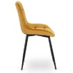 Mebel Elite Стул Chris, горчичного цвета, велюровый, ME.CHRIS/CU/CZ/V/K - Home Club, изображение 7