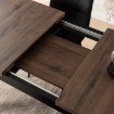 Mebel Elite Стол Skubi, раскладной, 120–160 см, орех/чёрный, W.SKUBI/OM/CZ/S - Home Club, изображение 5
