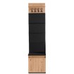 Mebel Elite Комплект для прихожей Parma 50 см, дуб Artisan/графит, W.PARMA/80/DA/PRZEDPO/ZES1 - Home Club, изображение 3