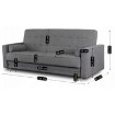 Mebel Elite Комплект из 2 диванов-кроватей Malta, серый, PPHUE.MAXIM/POLARIS19/Z2/WER - Home Club, изображение 11