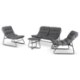 Mebel Elite Комплект садових меблів Megara, сірий, ME.MEGARA/CZ/T/ZES - Home Club