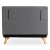 Mebel Elite Двухместное раскладное кресло Marry 2, серого цвета, ME.MARRY2/P/DNAT/T/FW - Home Club, изображение 6