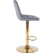 Mebel Elite Барный стул Arcos, серый, велюровый, ME.ARCOS/P/ZL/V/H - Home Club, изображение 6