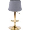 Mebel Elite Барный стул Arcos, серый, велюровый, ME.ARCOS/P/ZL/V/H - Home Club, изображение 7