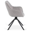 Mebel Elite Обертове крісло Peony 2, сіре, ME.PEONY2/P/T/K - Home Club, зображення 8
