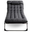Mebel Elite Садовый шезлонг «Полевая кровать» Venus, серый, ME.VENUS/P/T/LOZ - Home Club, изображение 3