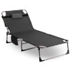 Mebel Elite Садовый шезлонг «Полевая кровать» Venus, серый, ME.VENUS/P/T/LOZ - Home Club, изображение 6