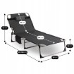 Mebel Elite Садовый шезлонг «Полевая кровать» Venus, серый, ME.VENUS/P/T/LOZ - Home Club, изображение 10
