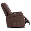 Mebel Elite Раскладной массажный кресло Bruce с функцией качалки, коричневый, искусственная кожа, ME.BRUCE/BR/E/FW - Home Club, изображение 7