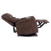 Mebel Elite Раскладной массажный кресло Bruce с функцией качалки, коричневый, искусственная кожа, ME.BRUCE/BR/E/FW - Home Club, изображение 8