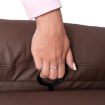 Mebel Elite Раскладной массажный кресло Bruce с функцией качалки, коричневый, искусственная кожа, ME.BRUCE/BR/E/FW - Home Club, изображение 11