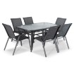 Mebel Elite Комплект садовой мебели Liberty, чёрный, ME.LIBERTY/P/T/OGR/ZES - Home Club
