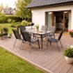 Mebel Elite Комплект садовой мебели Liberty, чёрный, ME.LIBERTY/P/T/OGR/ZES - Home Club, изображение 2