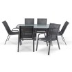 Mebel Elite Комплект садовой мебели Liberty, чёрный, ME.LIBERTY/P/T/OGR/ZES - Home Club, изображение 3