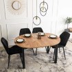 Mebel Elite Стілець Lucky, чорний, велюровий, ME.LUCKY/CZ/V/K - Home Club, зображення 5