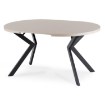 Mebel Elite Стіл Lukas, розкладний, 100–250 см, кашмір/чорний, ME.LUKAS/KASZ/CZ/S - Home Club, зображення 9