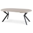 Mebel Elite Стіл Lukas, розкладний, 100–250 см, кашмір/чорний, ME.LUKAS/KASZ/CZ/S - Home Club, зображення 10