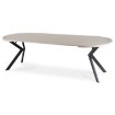 Mebel Elite Стіл Lukas, розкладний, 100–250 см, кашмір/чорний, ME.LUKAS/KASZ/CZ/S - Home Club, зображення 11