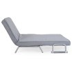 Mebel Elite Двухместное раскладное кресло Bart 2, серого цвета, ME.BART2/P/T/FW - Home Club, изображение 6