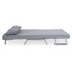 Mebel Elite Двухместное раскладное кресло Bart 2, серого цвета, ME.BART2/P/T/FW - Home Club, изображение 7