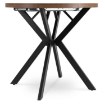 Mebel Elite Комплект: стіл Dorian 80–160 см, дуб рустикальний/чорний, та 6 стільців Lucky, сірі, DORIAN/DRU/CZ/S/LUCKY/P/V/Z6/K - Home Club, зображення 6