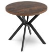 Mebel Elite Комплект: стіл Dorian 80–160 см, дуб рустикальний/чорний, та 6 стільців Lucky, сірі, DORIAN/DRU/CZ/S/LUCKY/P/V/Z6/K - Home Club, зображення 7