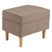 Mebel Elite Кресло для отдыха Evan 2 с подставкой для ног, бежевого цвета, ME.EVAN2/BZ/D/T/FWPD - Home Club, изображение 7