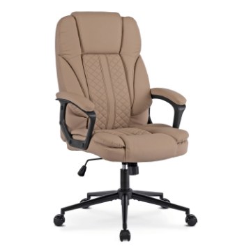 Mebel Elite Вращающееся кресло Phonix, бежевое, из экокожи, ME.PHONIX/BZ/E/FO - Home Club