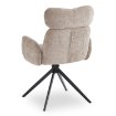 Mebel Elite Вращающееся кресло для гостиной Alvaro, бежевое, из ткани букле, ME.ALVARO/BZ/TB/K - Home Club, изображение 10