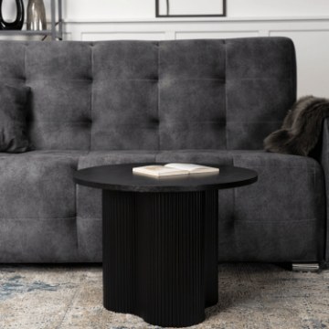 Mebel Elite Столик Derian, черный, ME.DERIAN/CZ/L - Home Club