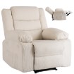 Mebel Elite Раскладной кресло Arturo, бежевый, из вельвета, ME.ARTURO/BZ/SZTR/FW - Home Club