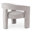 Mebel Elite Кресло для отдыха Lille, серое, велюровое, ME.LILLE/P/V/FW - Home Club, изображение 4
