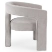 Mebel Elite Кресло для отдыха Lille, серое, велюровое, ME.LILLE/P/V/FW - Home Club, изображение 5