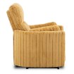 Mebel Elite Раскладной кресло Raul, горчичного цвета, с плюшевой обивкой, ME.RAUL/CU/SZTR/FW - Home Club, изображение 7