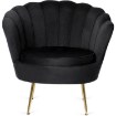 Mebel Elite Кресло Angel, чёрное, велюровое, ME.ANGEL/CZ/V/FW - Home Club, изображение 3