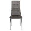Mebel Elite Стул Molly, серый, велюровый, ME.MOLLY/P/CH/V/K - Home Club, изображение 3