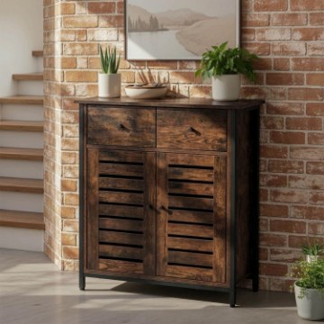 Mebel Elite Шкафчик для обуви Amaya 70 см, дуб в стиле рустик, ME.AMAYA/DRU/CZ/KOM - Home Club