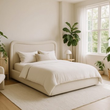 Mebel Elite Кровать 160x200 Haga с ящиком для вещей, серая, из ткани букле, ME.HAGA/160/P/TB/LOZZPOJ - Home Club