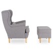Mebel Elite Крісло для відпочинку Evan 2 з підставкою для ніг, сіре, ME.EVAN2/JP/D/T/FWPD - Home Club, зображення 7