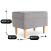 Mebel Elite Крісло для відпочинку Evan 2 з підставкою для ніг, сіре, ME.EVAN2/JP/D/T/FWPD - Home Club, зображення 9