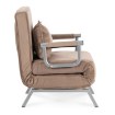 Mebel Elite Раскладной кресло Bart, бежевый велюр, ME.BART/BZ/V/FW - Home Club, изображение 6