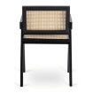 Mebel Elite Стілець Madera Чорний/Бежевий Ажурний, ME.MADERA/KR/RT/CZ/DK/K - Home Club, зображення 5
