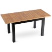 Mebel Elite Стол Skubi, раскладной, 120–160 см, дуб Craft/чёрный, W.SKUBI/DC/CZ/S - Home Club, изображение 7